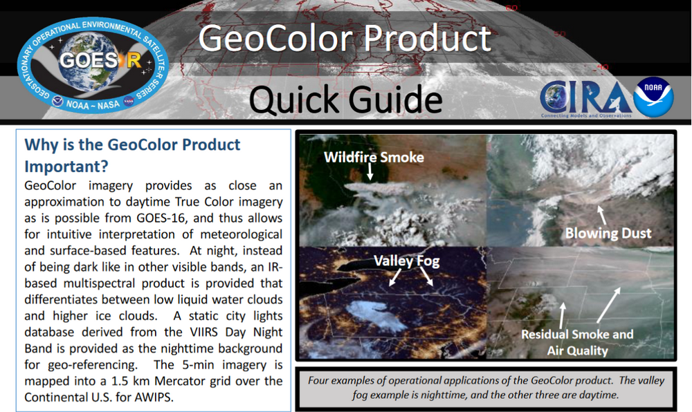 GeoColor Quick Guide